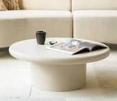 ronde salontafel wit