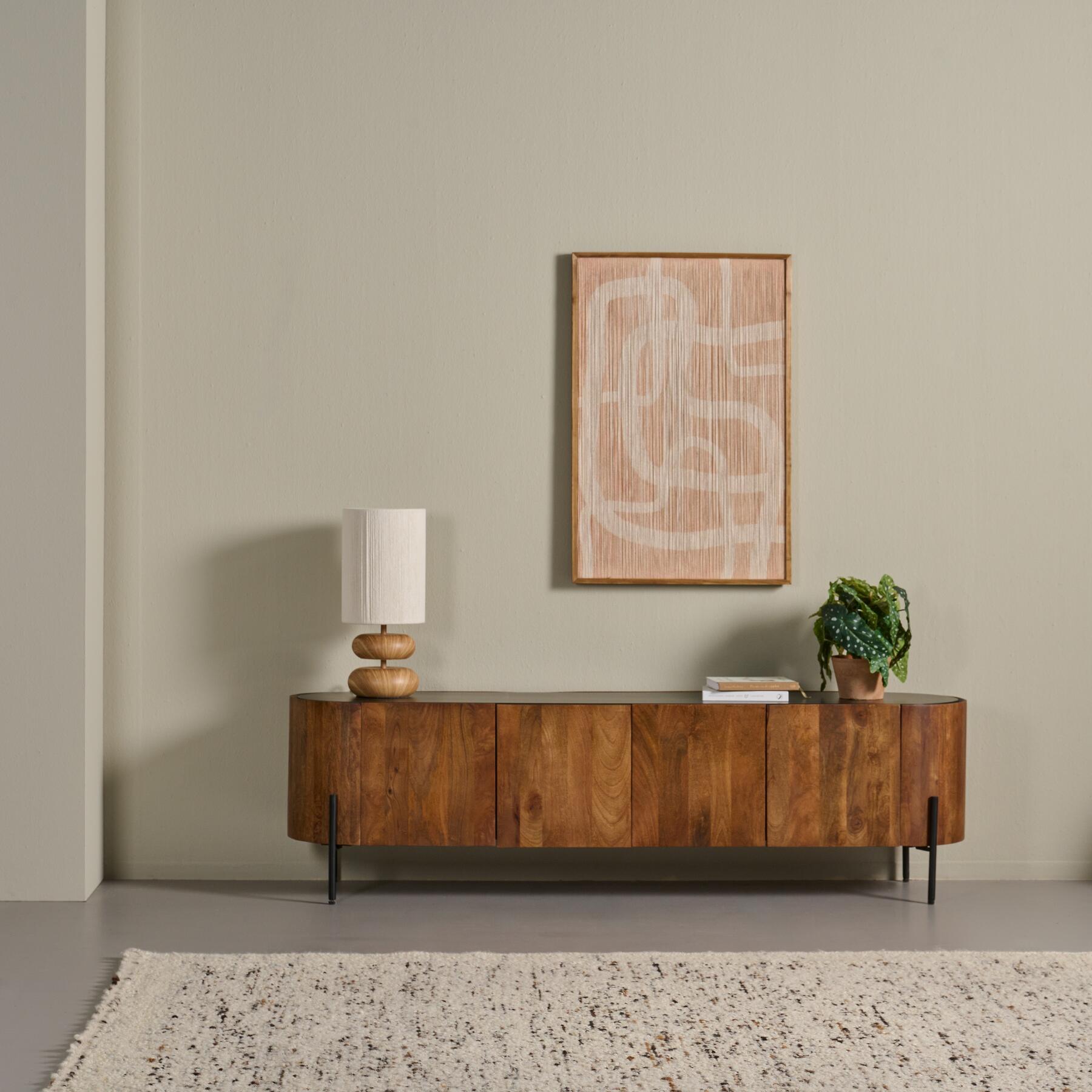 tv meubel donker hout