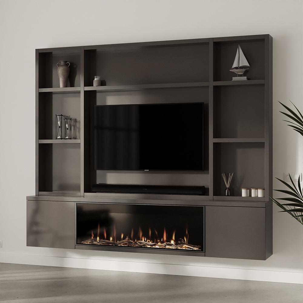 open haard tv meubel