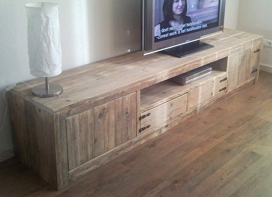 tv meubel steigerhout