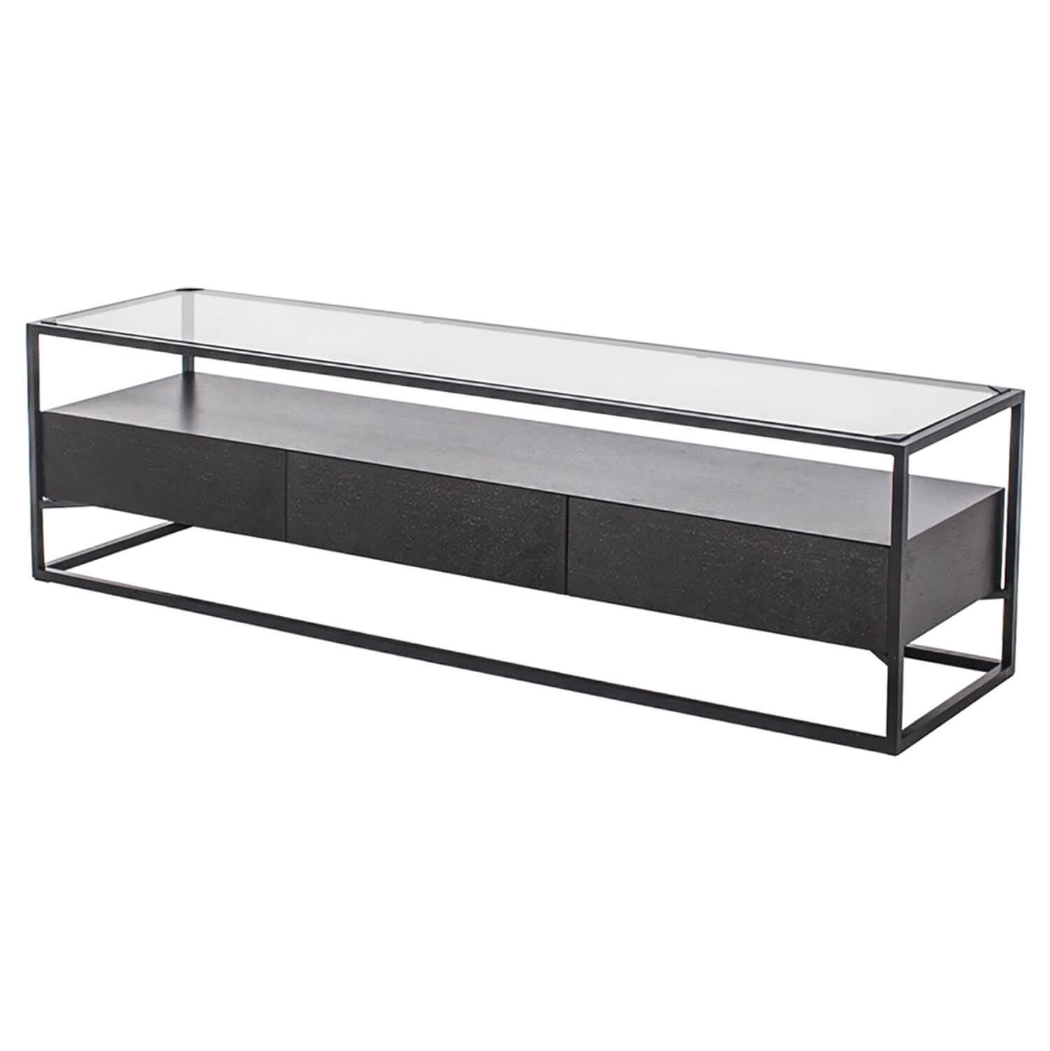 tv meubel hout zwart